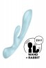 Masażer wibrator Satisfyer Triple Oh light blue